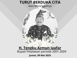 Kabar Duka! Bupati Pertama Pelalawan Wafat