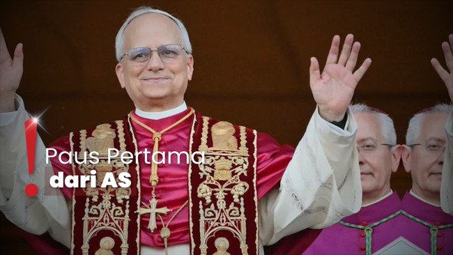 Kardinal Robert Francis Prevost Sapa Umat Katolik usai Terpilih Jadi Paus Baru