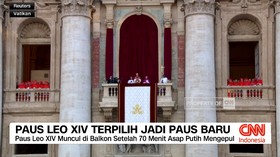 VIDEO: Paus Leo XIV Terpilih Jadi Paus Baru
