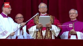 VIDEO: Pidato Pertama Paus Leo XIV: 