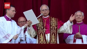 VIDEO: Pidato Perdana Paus Leo XIV