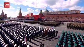 VIDEO: Parade Ribuan Tentara di Perayaan Hari Kemenangan Rusia