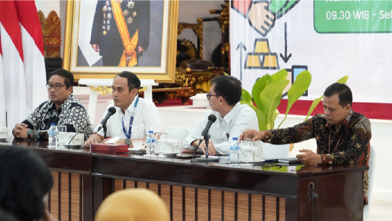 PT Pegadaian Kanwil XI Semarang berkolaborasi dengan Istana Kepresidenan Yogyakarta menggelar workshop bertajuk 'Pilar Emas Abdi Negara: Emas dan Masa Depanmu