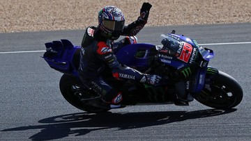 Liputan Olahraga CNN Sport : Hasil Kualifikasi MotoGP Prancis 2025: Quartararo Pole, Marquez Ke-2