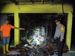 Kerugian Kebakaran Pasar Mojoduwur Jombang Ditaksir Rp 200 Juta