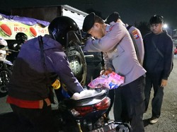 Polres Mojokerto Kota Gencarkan Razia Pengendara demi Cegah Premanisme