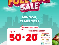 Jangan Mager! Yuk Merapat ke Transmart Full Day Sale, Pesta Diskon 50% + 20%