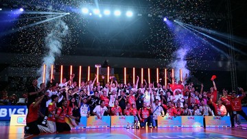 Update Eksklusif Olahraga CNN : Tampil Perkasa, Jakarta Pertamina Enduro Juara Proliga 2025