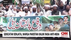 VIDEO: Gencatan Senjata, Warga Pakistan Unjuk Rasa Anti-India