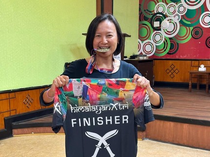 Salut! Inge Prasetyo Perempuan Indonesia Jajal Ekstrem Triathlon Tertinggi di Dunia, Finish dalam 24 Jam