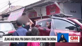 VIDEO: Jelang Akad Nikah, Pria Dianiaya Sekelompok Orang Tak DIkenal