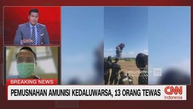 VIDEO: Korban Ledakan Pemusnahan Amunisi Dilarikan ke RSUD Pameungpeuk
