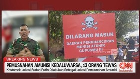 VIDEO: Pemusnahan Amunisi Kedaluwarsa, 13 Orang Tewas