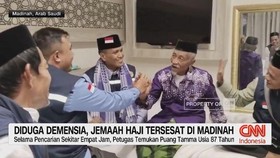 VIDEO: Diduga Demensia, Jemaah Haji Tersesat Di Madinah