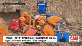 VIDEO: 6 Warga Tertimbun Longsor, Dua Meninggal Dunia