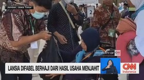 VIDEO: Lansia Disabilitas Berhaji dari Hasil Usaha Menjahit
