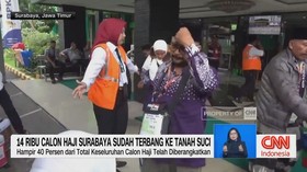 VIDEO: 14.000 Calon Haji Surabaya Sudah Berangkat ke Tanah Suci