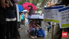 FOTO: Aksi Pencari Suaka di Jakarta