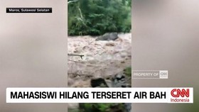 VIDEO: Detik-detik Mahasiswi Hilang Terseret Air Bah