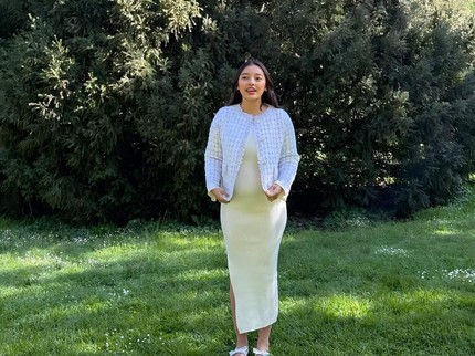Nadia Soekarno Putri Soraya Haque Hamil Anak Pertama, Intip Potretnya Pamer Baby Bump di Swiss