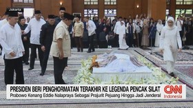 VIDEO: Presiden Beri Penghormatan Terakhir ke Legenda Pencak Silat