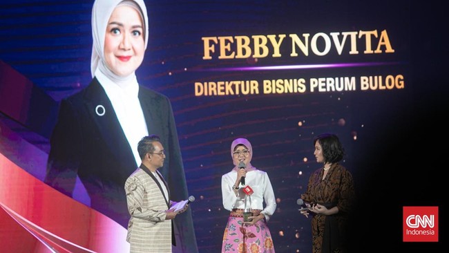 Direktur Bisnis Bulog Febby Novita mengatakan pihaknya bekerja maksimal untuk mewujudkan swasembada dan ketahanan pangan yang ditargetkan Prabowo.