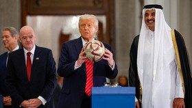 FOTO: Momen Kunjungan Resmi Trump ke Qatar