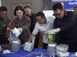 BNN Sumbar Musnahkan 6,8 Kilogram Sabu Hasil Tangkapan dari Satu Keluarga