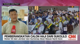 VIDEO: Pemberangkatan Calon Haji Dari Sukolilo