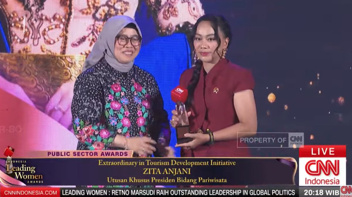 Zita Anjani Raih Extraordinary Tourism Development Initiative
