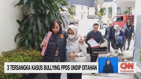 VIDEO: 3 Tersangka Kasus Bullying PPDS Undip Ditahan