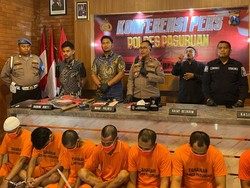 Puluhan Preman Pasar dan Tukang Palak Digaruk Polisi di Pasuruan