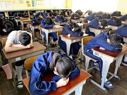 Siswa di Jepang Punya Kebiasaan Tidur Siang, Konsentrasi dan Prestasi Meningkat