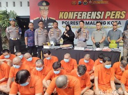 Polresta Malang Tangkap 36 Tersangka Hasil Operasi Pekat Semeru II