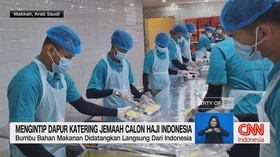 VIDEO: Mengintip Dapur Katering Jemaah Calon Haji Indonesia