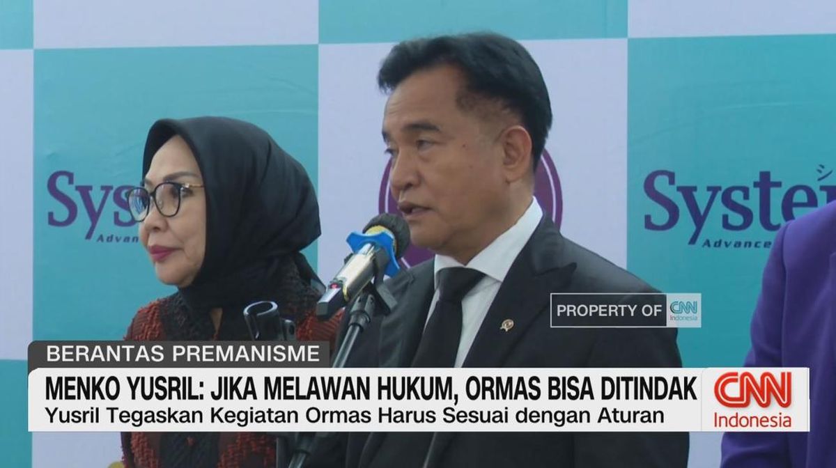 VIDEO: Menko Yusril: Jika Melawan Hukum, Ormas Bisa Ditindak