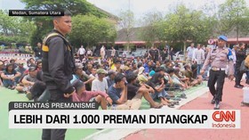 VIDEO: Lebih dari 1.000 Preman Ditangkap di Sumatera Utara