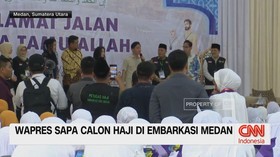 VIDEO: Wapres Sapa Calon Haji Di Embarkasi Medan