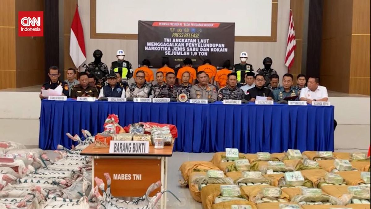 VIDEO: TNI AL Gagalkan Penyelundupan Sabu dan Kokain 1,9 Ton