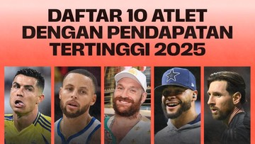 Kabar Sport CNN Terbaru : INFOGRAFIS: 10 Atlet Pendapatan Tertinggi, Ronaldo di Level Berbeda
