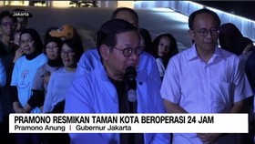 VIDEO: Pramono Resmikan Taman Kota Beroperasi 24 Jam