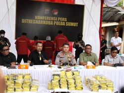 Polda Sumut Tangkap Pasutri Kurir 100 Kg Sabu di Pelabuhan Merak Banten