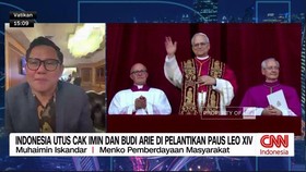 VIDEO: Prabowo Utus Cak Imin Hadiri Pelantikan Paus Leo XIV