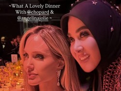 Tak Hanya Hadiri Cannes 2025, Syahrini Juga Dinner Bareng Angelina Jolie