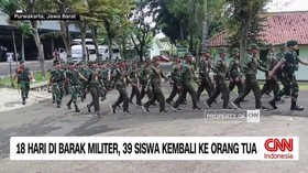 VIDEO: 18 Hari di Barak Militer, 39 Siswa Kembali ke Orang Tua