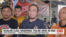 VIDEO: Koalisi Ojol Nasional Tolak Aksi 20 Mei