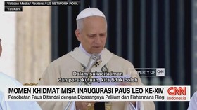 VIDEO: Momen Khidmat Misa Inaugurasi Paus Leo ke-XIV