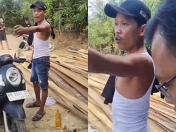 Viral Pria di Sarolangun Tantang Penertiban Sumur Minyak Ilegal