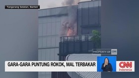 VIDEO: Gara-Gara Puntung Rokok, Mal Terbakar