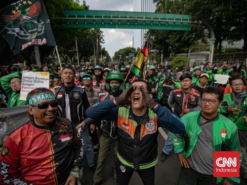 Titik Demo Ojol Hari Ini, Istana Kepresidenan hingga Gedung DPR RI